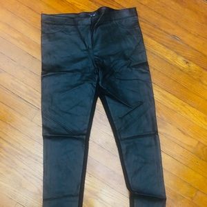Faux front leather pants - Armani Jeans